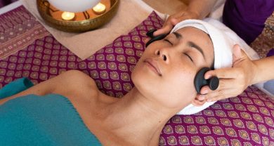 Hot-Stone Gesichts-Massage